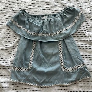 SAYLOR size s off the shoulder shirt